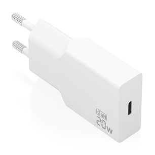 Aisens Cargador de Pared - 20W - GaN - 1xUSB-C - Power Delivery 3.0 - Ultra Delgado - Multiples Protecciones de Seguridad - Color Blanco