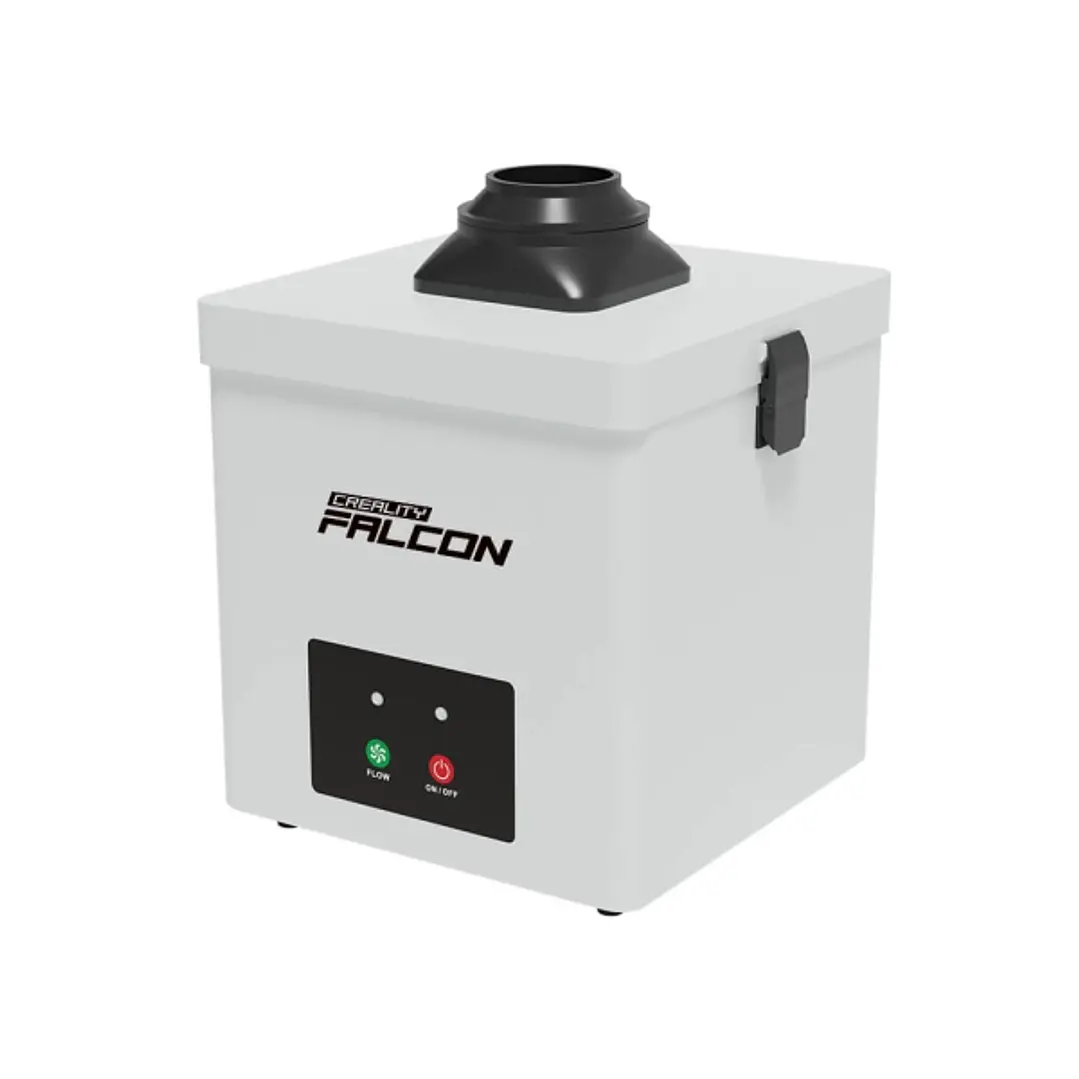 Creality Falcon Purificador de Humo Sobremesa - Precision de Filtracion de Hasta 0,03 ?m - 180W y Tres Velocidades - Menos de 55 dB - Carcasa Metalica 1