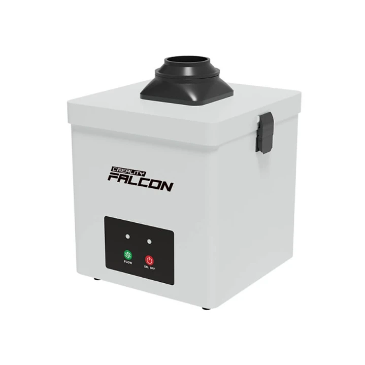 Creality Falcon Purificador de Humo Sobremesa - Precision de Filtracion de Hasta 0,03 ?m - 180W y Tres Velocidades - Menos de 55 dB - Carcasa Metalica 1
