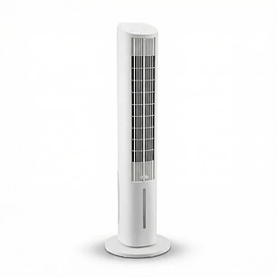 Innovagoods Hushly Climatizador Evaporativo Multifuncion - 2 Acumuladores de Frio - Oscliacion 45º - 3 Velocidades - Mando a Distancia - Color Blanco