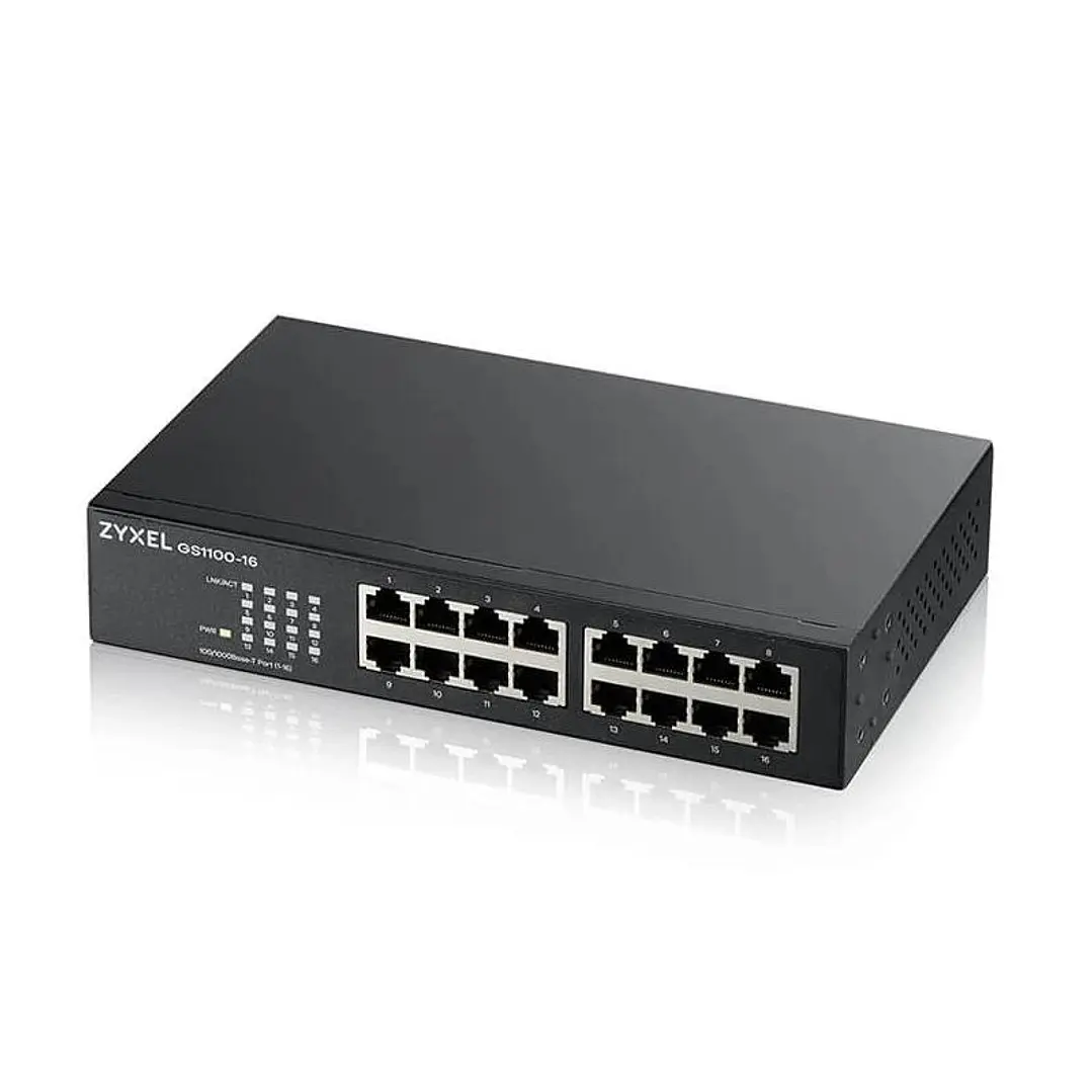ZyXEL GS1100-16S Switch 16xGbE DIP Selector 1