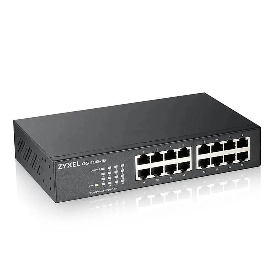 ZyXEL GS1100-16S Switch 16xGbE DIP Selector 2