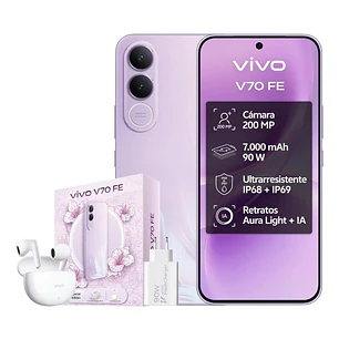 VIVO V70 FE 8Gb 256Gb Bundle Ch90w+ Buds3 Purple