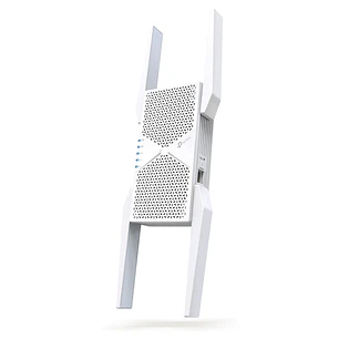 TP-Link RE655BE Repetidor WiFi 7 Tribanda BE9300 - Velocidad 9.3Gbps - 4 Antenas Externas - Configuracion Sencilla con WPS o App - Ethernet - MLO - Co