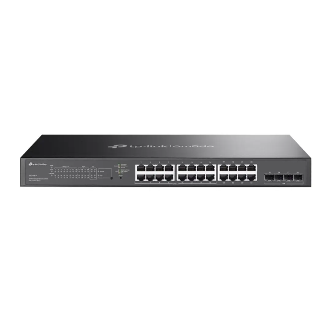 TP-Link Omada SG2428LP Switch 28 Puertos - Gestionado - 8xRJ45 1Gbps - 16xRJ45 PoE+ 1Gbps - 4xSFP - Soporta QOS - Conmutacion hasta 56Gbps - Carcasa M 1