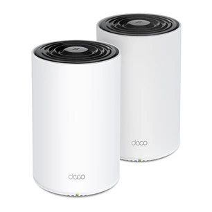 TP-Link Deco PX50 Pack de 2 Sistemas WiFi Mesh - Doble Banda - Velocidad hasta 3Gbps - WiFi 6 - Ethernet 1Gbps - Color Blanco y Negro