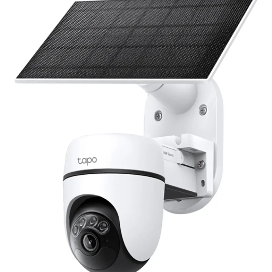 TP-Link Tapo TC90 KIT Camara de Seguridad para Exterior - IP65 - Incluye Accesorios - WiFi - Resolucion de 3Mpx - Vision Nocturna - Color Blanco y Neg 1