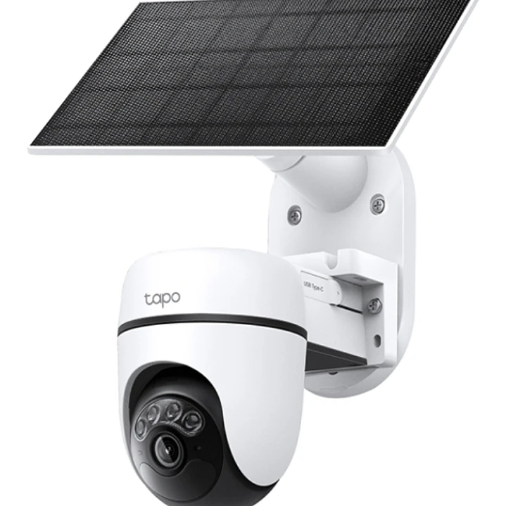 TP-Link Tapo TC90 KIT Camara de Seguridad para Exterior - IP65 - Incluye Accesorios - WiFi - Resolucion de 3Mpx - Vision Nocturna - Color Blanco y Neg 1