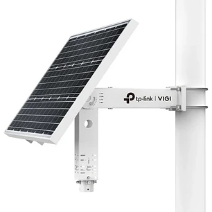 TP-Link Vigi SP9030 Panel Solar con Soporte para Camaras - 90W - Bateria 31.2Ah - IP66 - Ethernet RJ45 - Velocidad hasta 100Mbps - Regulador de Carga 