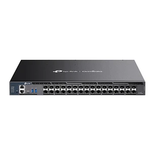 TP-Link Omada SX6632YF Switch 32 Puertos - 4 Ventiladores - 26xSFP+ 10Gbps - 6xSFP28 25Gbps - Seguridad Avanzada - Conmutacion hasta 820Gbps - Color N