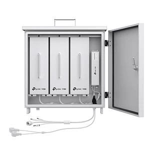 TP-Link Vigi PS90 Regulador de Carga para Panel Solar - IP66 - Voltaje 10.95V - Bateria de Litio 93.6Ah - Controlador MPPT - Calentamiento Auxiliar In