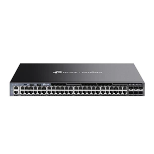 TP-Link Omada SG6654X Switch 54 Puertos - Gestionado - 48xRJ45 1Gbps - 6xSFP+ 10Gbps - Soporta QOS - 2 Fuentes de Alimentacion - 4 Ventiladores - Conm