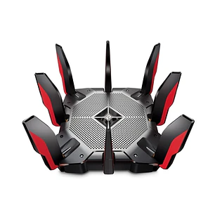 TP-Link Archer AX11000 Router Tribanda - Velocidad hasta 11Gbps - WiFi 6 - 2.5Gbps WAN - 8x 1Gbps LAN - USB - Antenas Externas - Administracion Basada