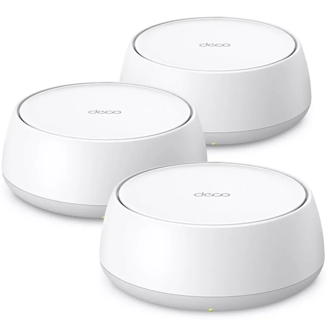 TP-Link Deco BE22 Pack de 3 Sistemas WiFi Mesh - Doble Banda - Velocidad hasta 3.6Gbps - WiFi 7 - Ethernet 1Gbps - Color Blanco 1