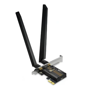 TP-Link Archer TBE552E Adaptador de Red PCI - Indicador LED - Bluetooth - Velocidad 9.3Gbps - WiFi 7 Tribanda - 2 Antenas Multidireccionales - Segurid