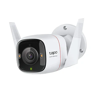 TP-Link Tapo C325WB Camara de Seguridad - 2K QHD - IP66 - WiFi - Ethernet - Focos Incorporados - Vision Nocturna - Cancelacion de Ruido - Color Blanco