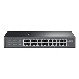 TP-Link Omada ES224G Switch 24 Puertos RJ45 1Gbps - Negociacion Automatica - Plug and Play - Soporta QOS - Conmutacion hasta 48Gbps - Color Negro