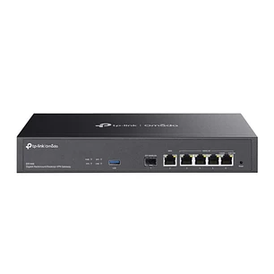TP-Link Omada ER7406 Router - VPN - 4x1Gbps WAN/LAN - 1Gbps WAN - 1Gbps SFP - Balanceo de Carga - Carcasa de Acero - Gestion Centralizada en la Nube -