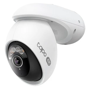 TP-Link Tapo TC46 Camara de Seguridad para Exterior - IP66 - WiFi - Ethernet - Resolucion de 8Mpx - Vision Nocturna - Audio Bidireccional - Color Blan