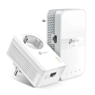 TP-Link TL-WPA7617 KIT Pack de 2 Adaptadores Powerline - Velocidad hasta 1Gbps - Cobertura hasta 300m - Toma de Corriente Integrada - WiFi - Ethernet 