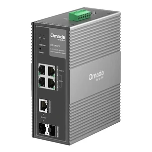 TP-Link Omada IES206GPP Switch 6 Puertos - Gestionado - 1xRJ45 PoE++ 1Gbps - 3xRJ45 PoE+ 1Gbps - 1xRJ45/SFP 1Gbps - 1xSFP 1Gbps - Soporta QOS - Conmut