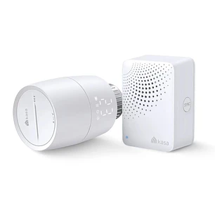 TP-Link Kasa KE100 KIT Smart Termostato de Radiador Inteligente con Centralita - WiFi - Temporizador - Proteccion contra Heladas - Control con Asisten