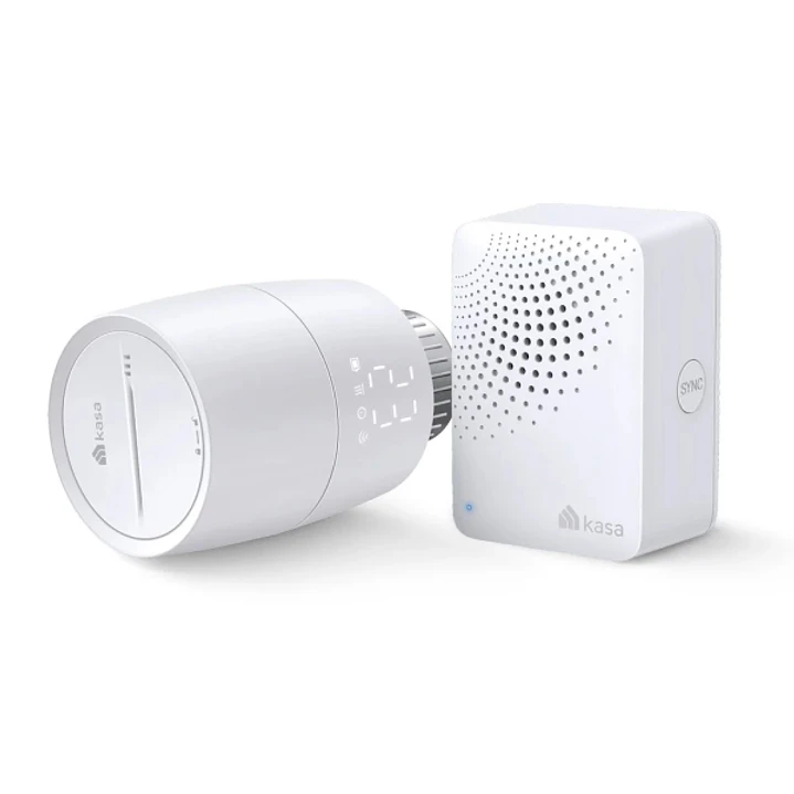 TP-Link Kasa KE100 KIT Smart Termostato de Radiador Inteligente con Centralita - WiFi - Temporizador - Proteccion contra Heladas - Control con Asisten 1