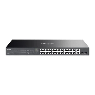 TP-Link Omada ES228GP Switch 28 Puertos - Gestionado - 26xRJ45 PoE+ 1Gbps - 2xSFP 1Gbps - Soporta QOS - 2 Ventiladores Internos - Conmutacion hasta 56