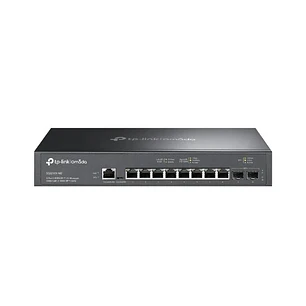 TP-Link Omada SG3210X-M2 Switch 10 Puertos - Gestionado - 8xRJ45 2.5Gbps - 2xSFP 10Gbps - Soporta QOS - Conmutacion hasta 80Gbps - Color Negro