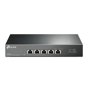 TP-Link TL-SX105 Switch 5 Puertos RJ45 10Gbps - Negociacion Automatica - Conmutacion hasta 100Gbps - Soporta QOS - Plug and Play - Color Negro