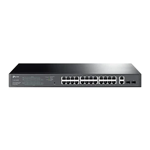 TP-Link TL-SG1428PE Switch 28 Puertos - Gestionado - 24xRJ45 PoE+ 1Gbps - 2xRJ45 1Gbps - 2xSFP 1Gbps - Soporta QOS - Recuperacion Automatica - 2 Venti
