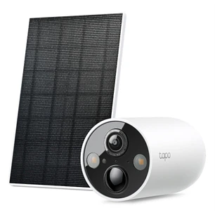 TP-Link Tapo TC85 KIT Camara de Seguridad para Exterior - IP66 - Incluye Accesorios - WiFi - Resolucion de 4Mpx - Vision Nocturna - Color Blanco y Neg