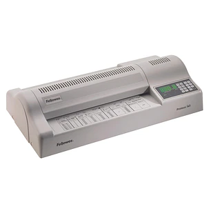 Fellowes Proteus Plastificadora A3 - Uso en Caliente y Frio - 6 Rodillos - Temperatura y Velocidad Regulable - Fundas hasta 250 micras - Grosor hasta 