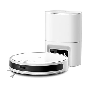 TP-Link Tapo RV20 Max Plus White MagSlim Robot Aspirador con Friegasuelos - 5300Pa - 2600mAh - Base de Autovaciado de 3l - Mapeo Preciso - Filtro HEPA