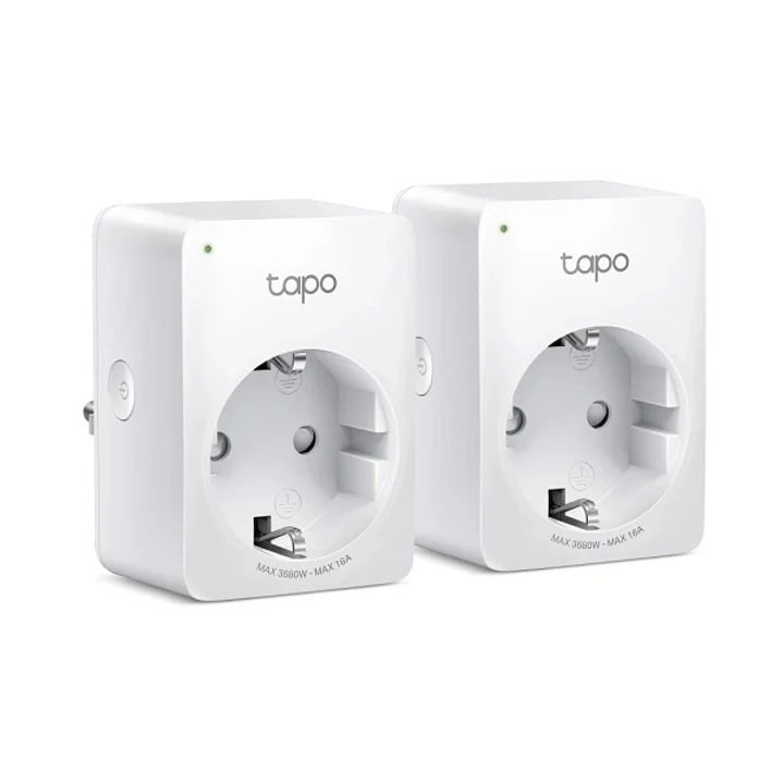 TP-Link Tapo P110 Pack de 2 Enchufes Inteligentes - WiFi - Autoapagado - Monitorizacion de Energia y Gasto - Modo Ausente - Control con App y Asistent 1