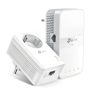 TP-Link TL-WPA7617 Pack de 2 Adaptadores Powerline - Velocidad hasta 1Gbps - Cobertura hasta 300m - Toma de Corriente Integrada - WiFi de Doble Banda 