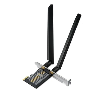 TP-Link Archer TBE400E Adaptador de Red PCI - Bluetooth - Velocidad 6.5Gbps - WiFi 7 Tribanda - 2 Antenas Multidireccionales - Seguridad Avanzada - Co