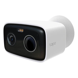 TP-Link Tapo TC80 Camara de Seguridad para Exterior - IP65 - WiFi - Ethernet - Resolucion de 2Mpx - Vision Nocturna - Color Blanco y Negro