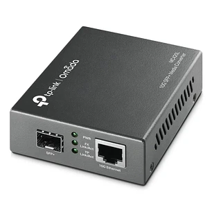 TP-Link Omada MC420L Convertidor de Fibra a RJ45 - Velocidad hasta 10Gbps - Auto Negociacion - Color Gris Oscuro