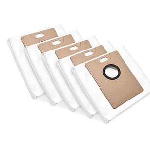TP-Link Tapo RVA202 Pack de 5 Bolsas para Robot Aspirador - Capacidad 3 Litros - Sellado Automatico - Color Blanco