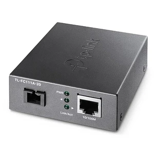 TP-Link Omada FC111A-20 Convertidor de Fibra a RJ45 - Fibra hasta 20km - Velocidad hasta 100Mbps - Auto Negociacion - Ethernet - Tecnologia WDM - Colo