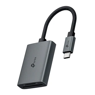 TP-Link UA430C Lector de Tarjetas SD y MicroSD - Velocidad hasta 5Gbps - Cable USB-C de 15cm - Capacidad Maxima 2TB - Plug and Play - Aluminio - Color