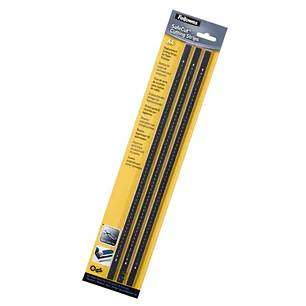Fellowes Pack de 3 Bandas de Repuesto para Cizalla - Formato A4 - Reversibles - Cortables a Medida - Color Negro