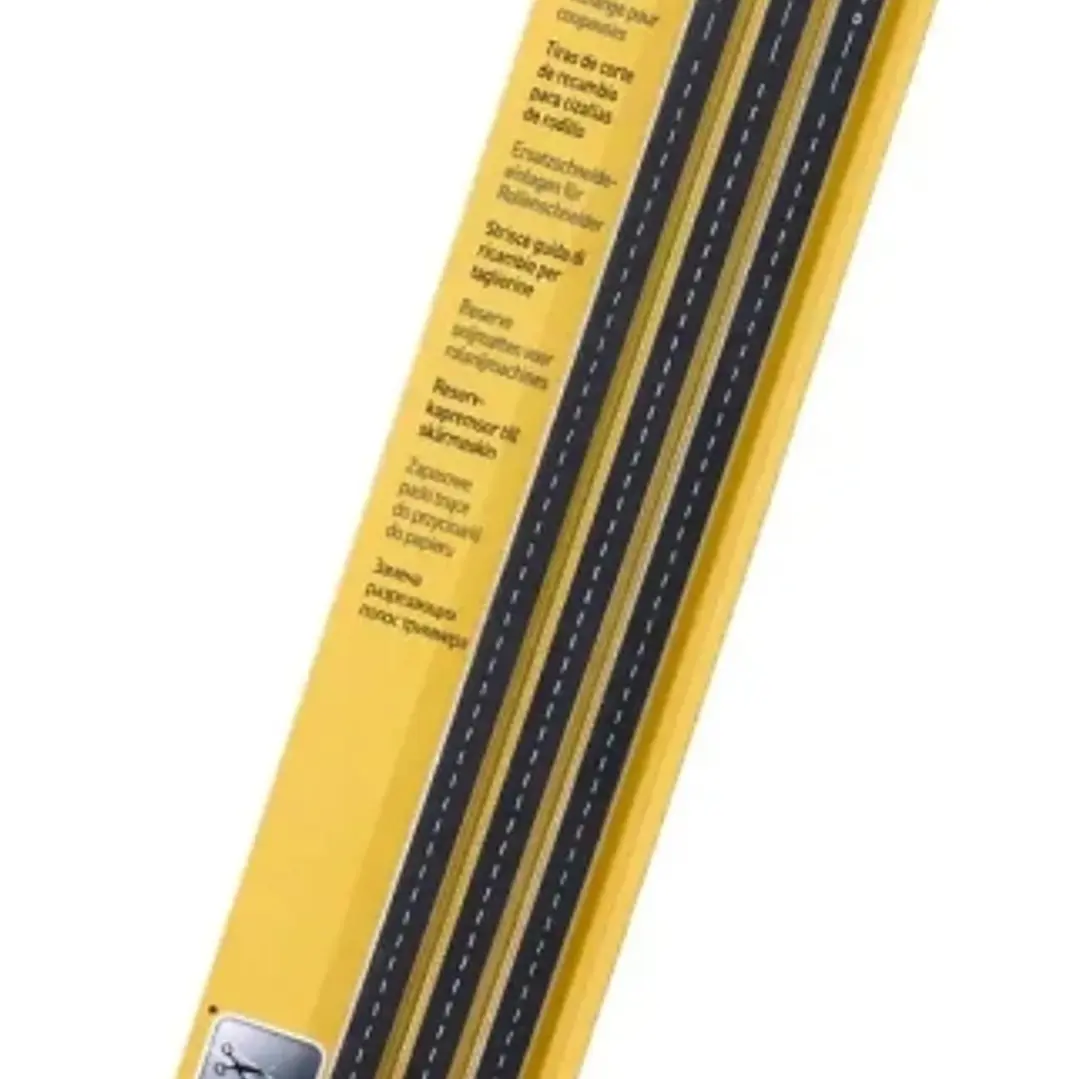 Fellowes Pack de 3 Bandas de Repuesto para Cizalla - Formato A4 - Reversibles - Cortables a Medida - Color Negro 1