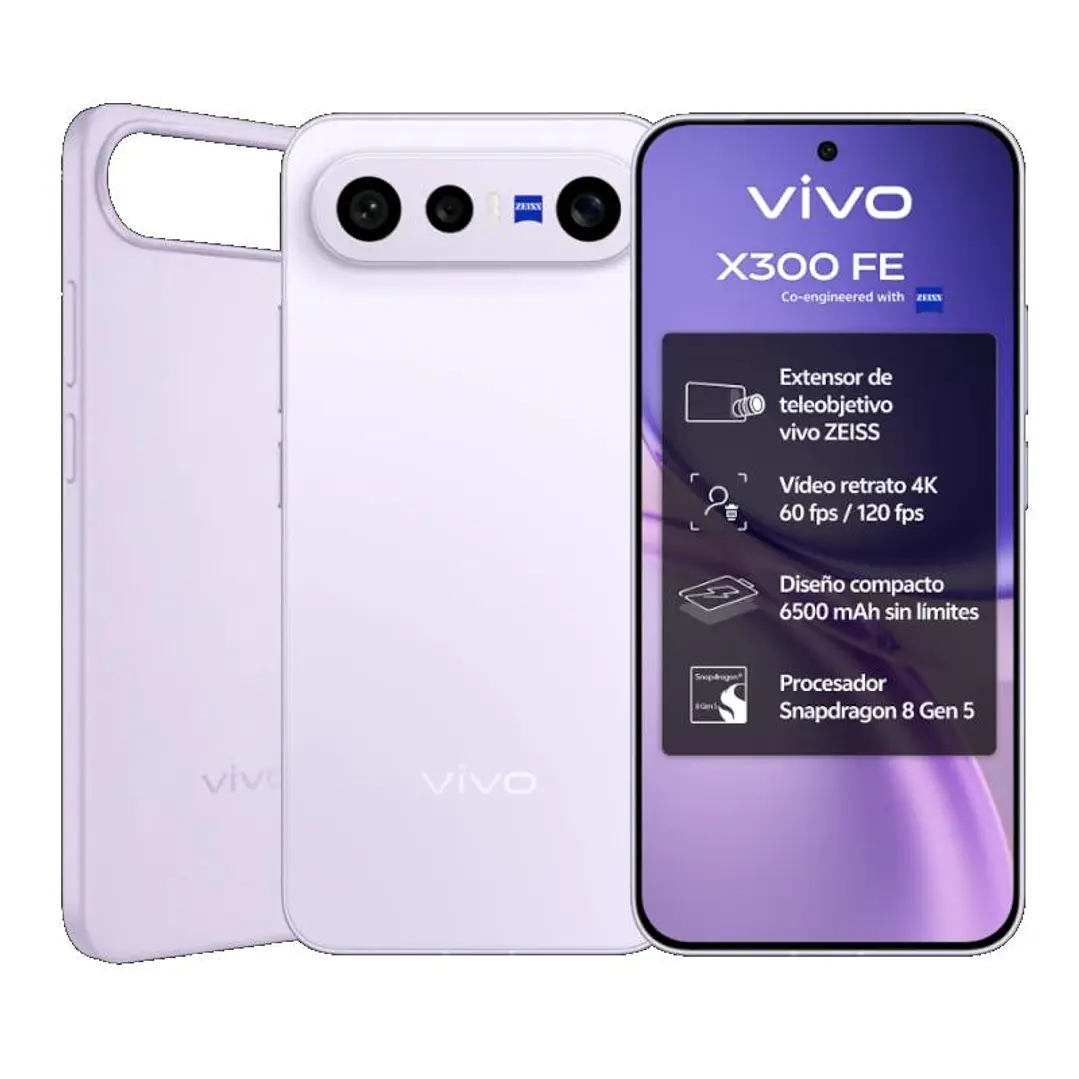 VIVO X300 FE 5G purple + Ch90w + Kit fotografico 2