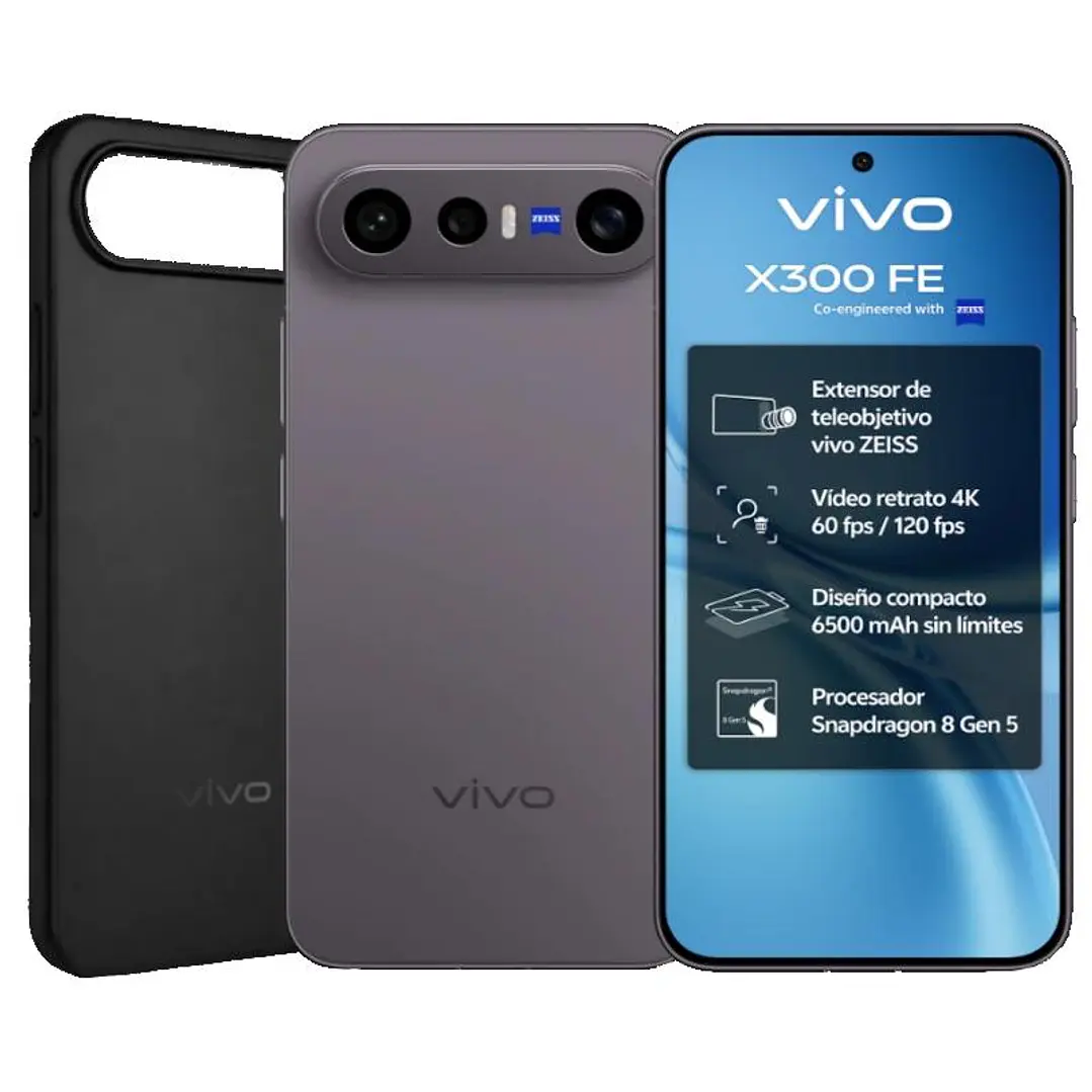 VIVO X300 FE 5G Black + Ch90w + Kit fotografico 2