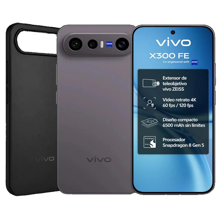 VIVO X300 FE 5G Black + Ch90w + Kit fotografico 2