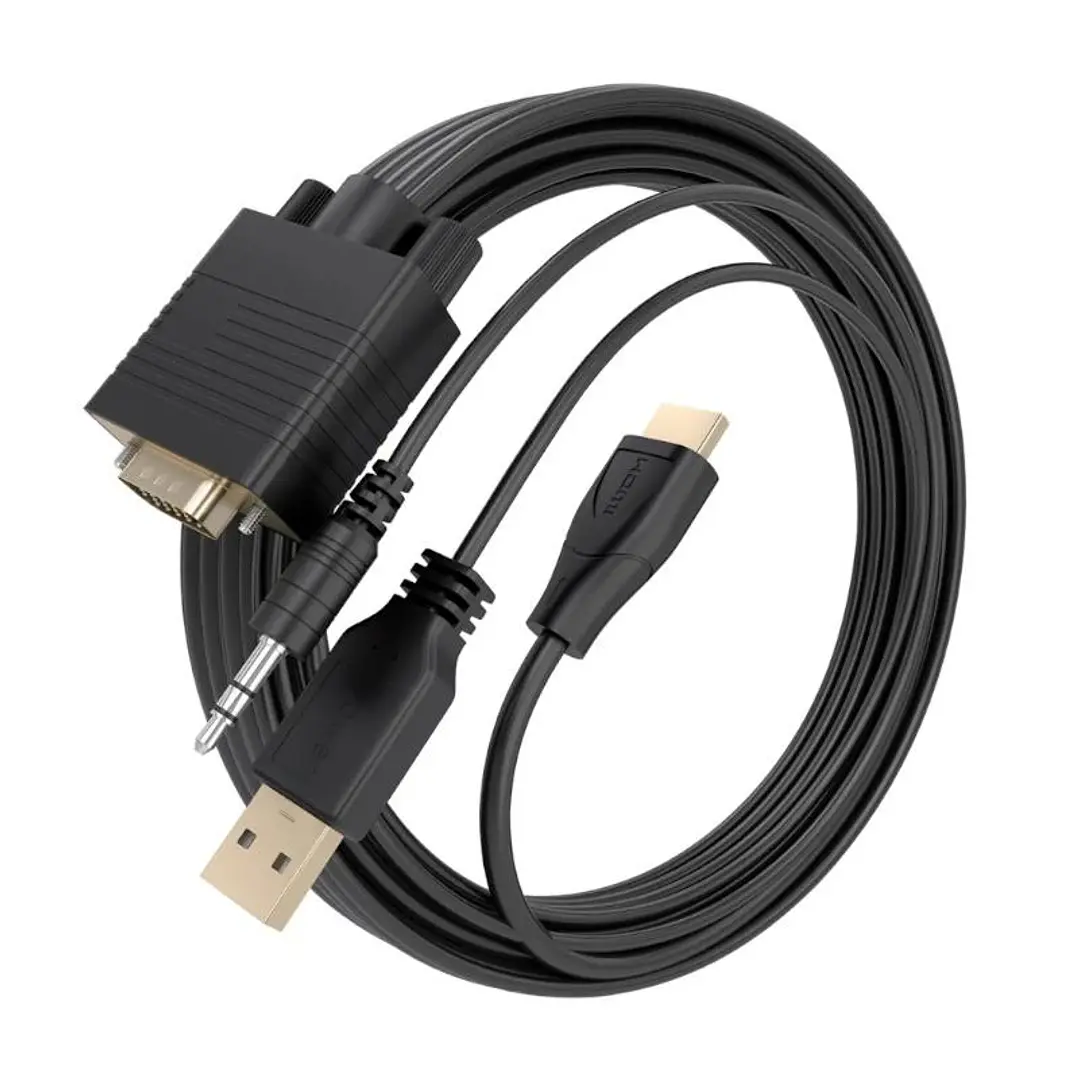 Aisens Cable Conversor HDMI a SVGA y Audio 2m 2