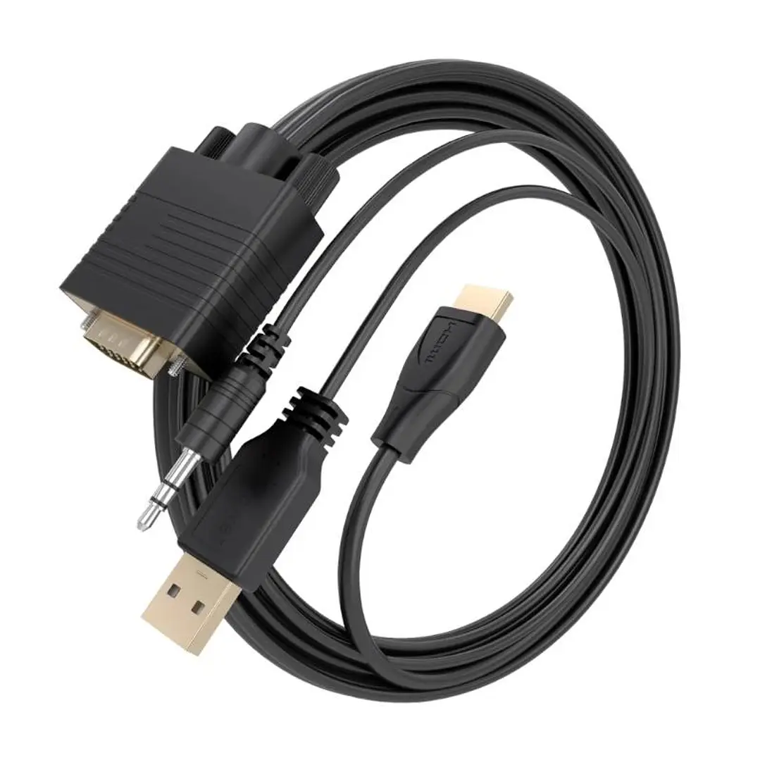 Aisens Cable Conversor SVGA y Audio a HDMI 1m 2