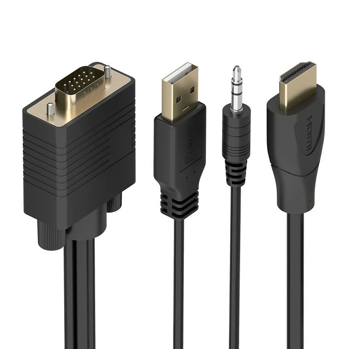 Aisens Cable Conversor HDMI a SVGA y Audio 1m 1